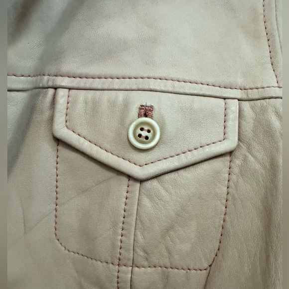 Vintage Piazza Sempione Cropped Leather Jacket - Picture 2 of 6